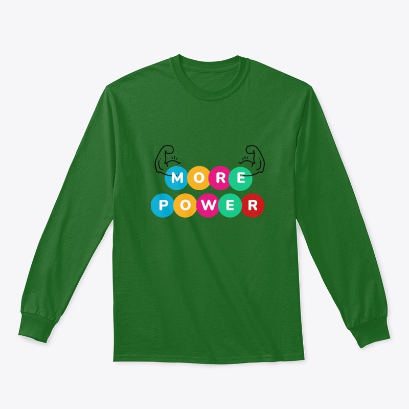 More power hoodies and t shirts