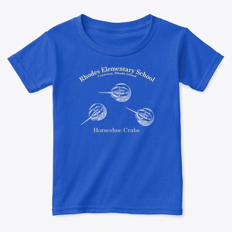 3 Horseshoe Crabs Royal  Camiseta Front
