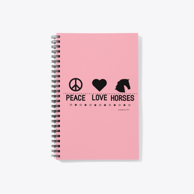 Peace Love Horses (drk)
