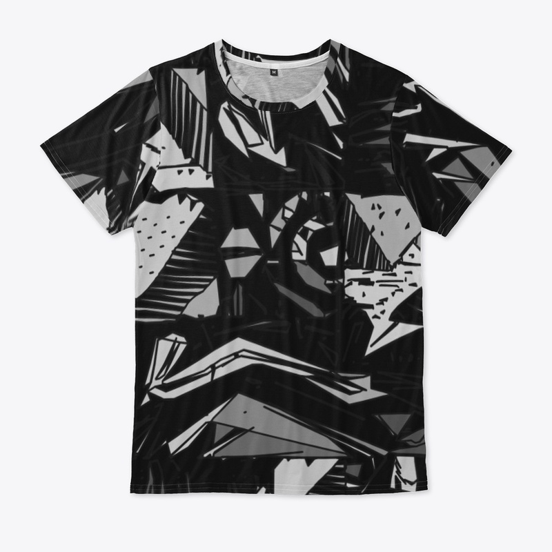 BLk and White AbstractPattern 