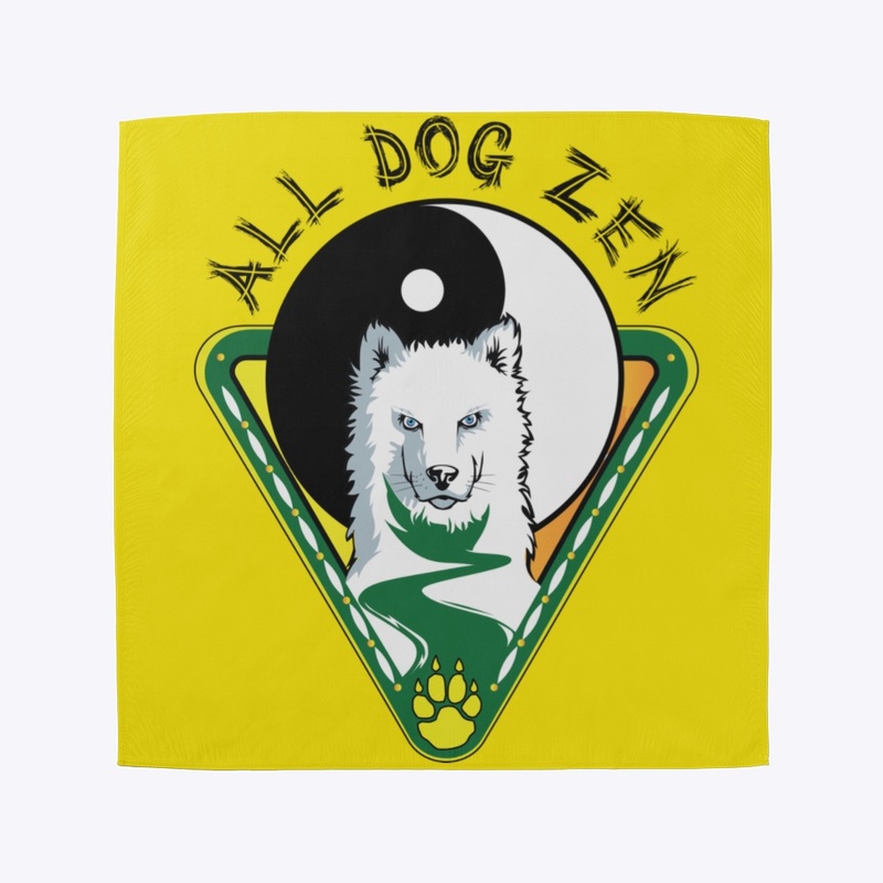 All Dog Zen Accessories, Black Text