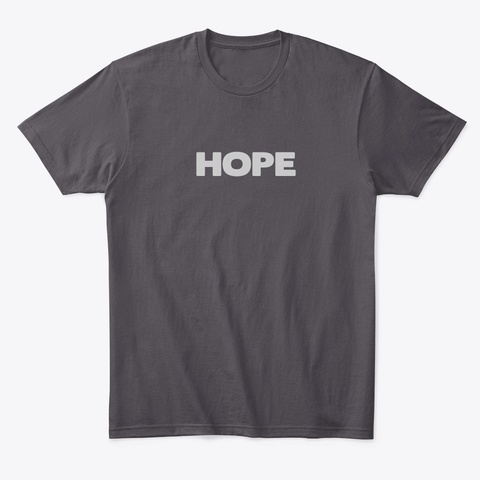 Hope Set Heathered Charcoal  áo T-Shirt Front