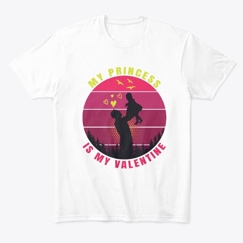 Valentine Daughter love T'Shirt Design