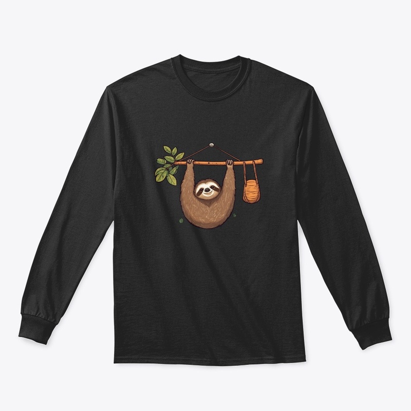 Just Hanging Around Sloth Tee