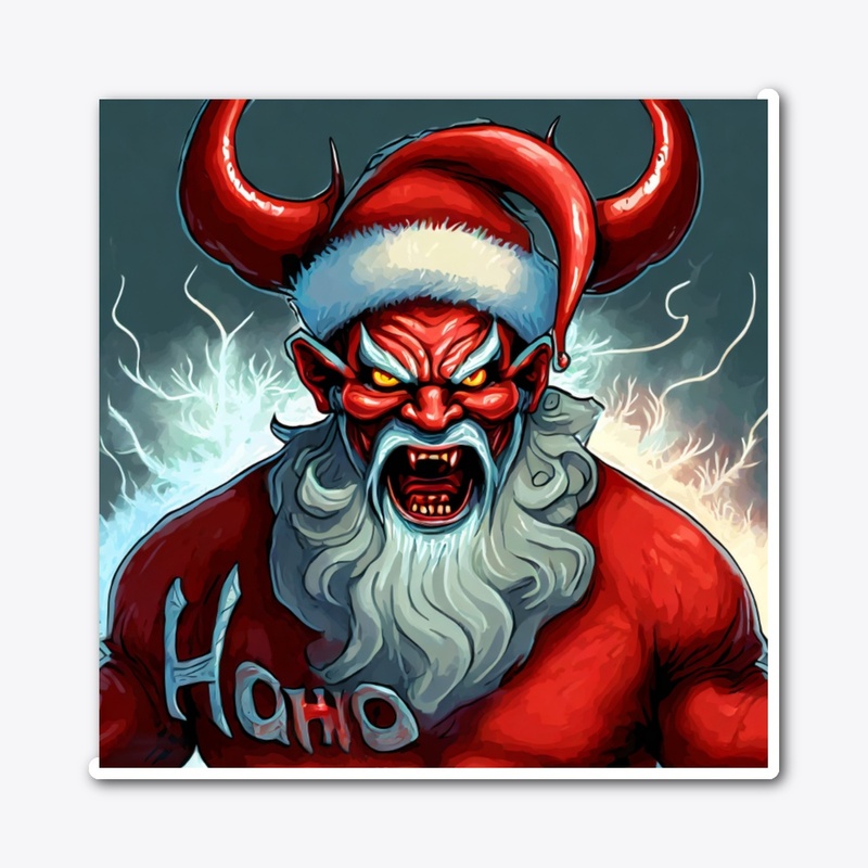 Santa Claws (punny and eye-catching)