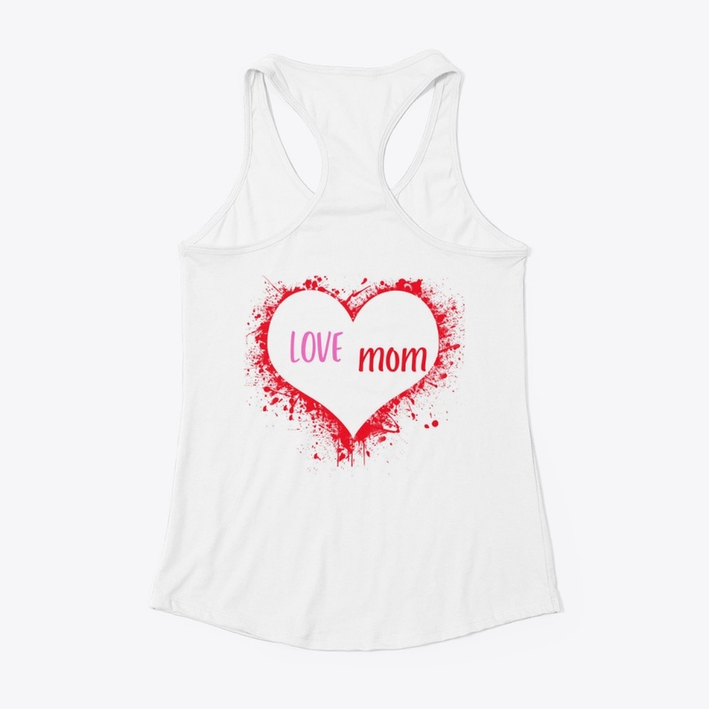 Love Mom coeur