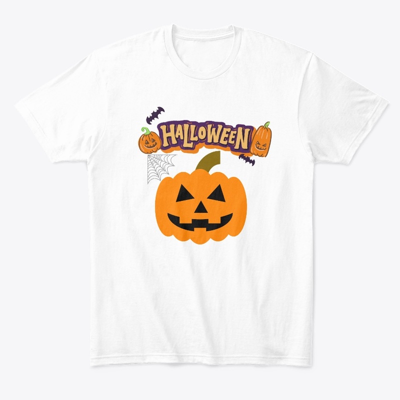 Vintage Pumpkin Scene Halloween Day 
