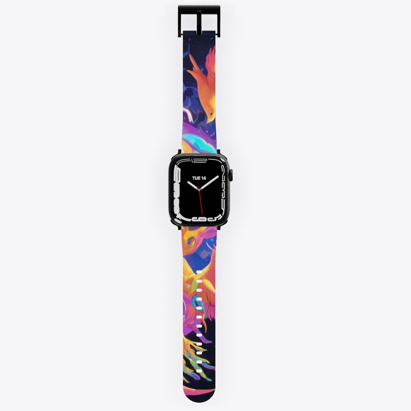 Apple Watch Band(Black)"Space#2"