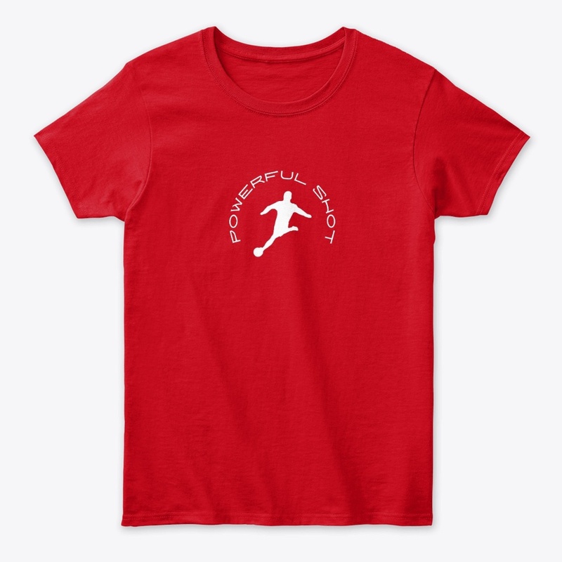 Soccer: Powerful Shot 1 White Logo