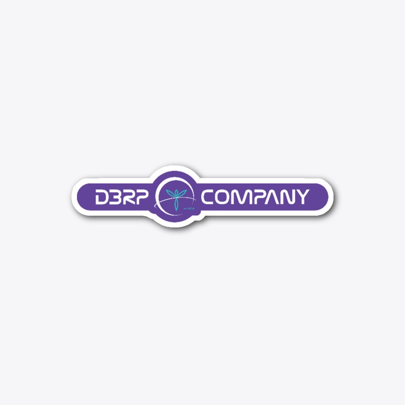 D3RP Logo Alt 2 Sticker - Purple