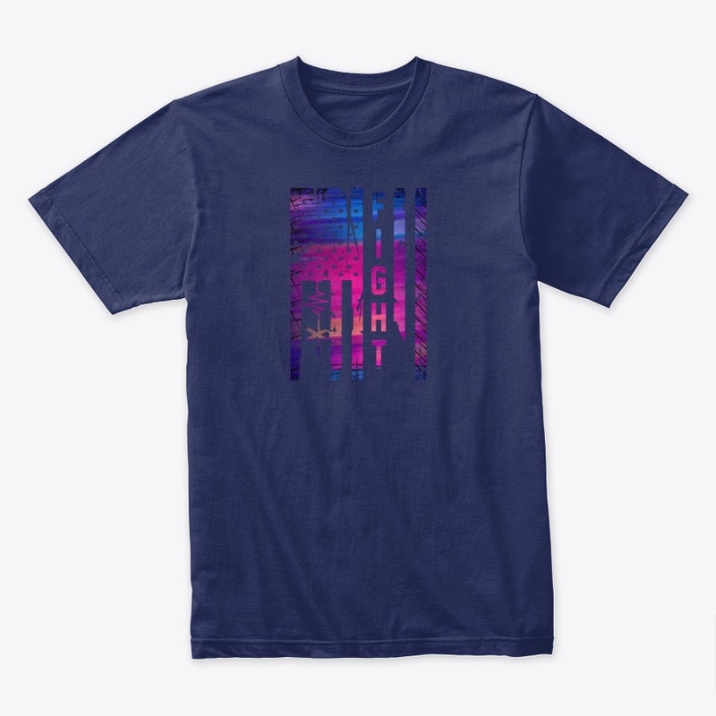 Unisex Breast Cancer Fight Black T Shirt