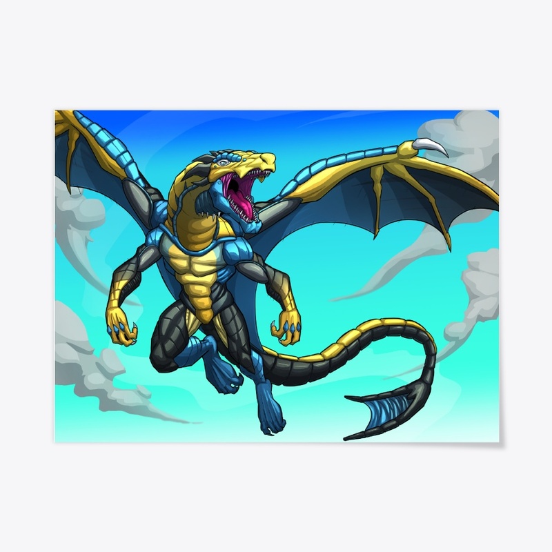  Inviltromous Might Dragon POSTER