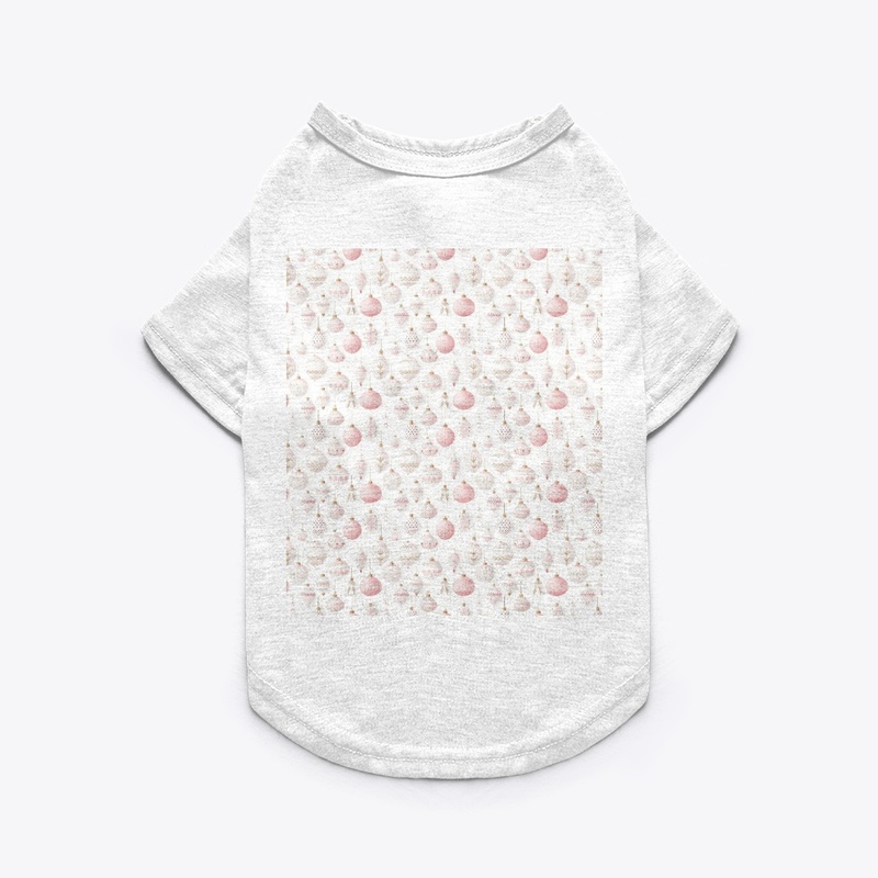 Elegant Pink Xmas Pattern Holiday Vibes