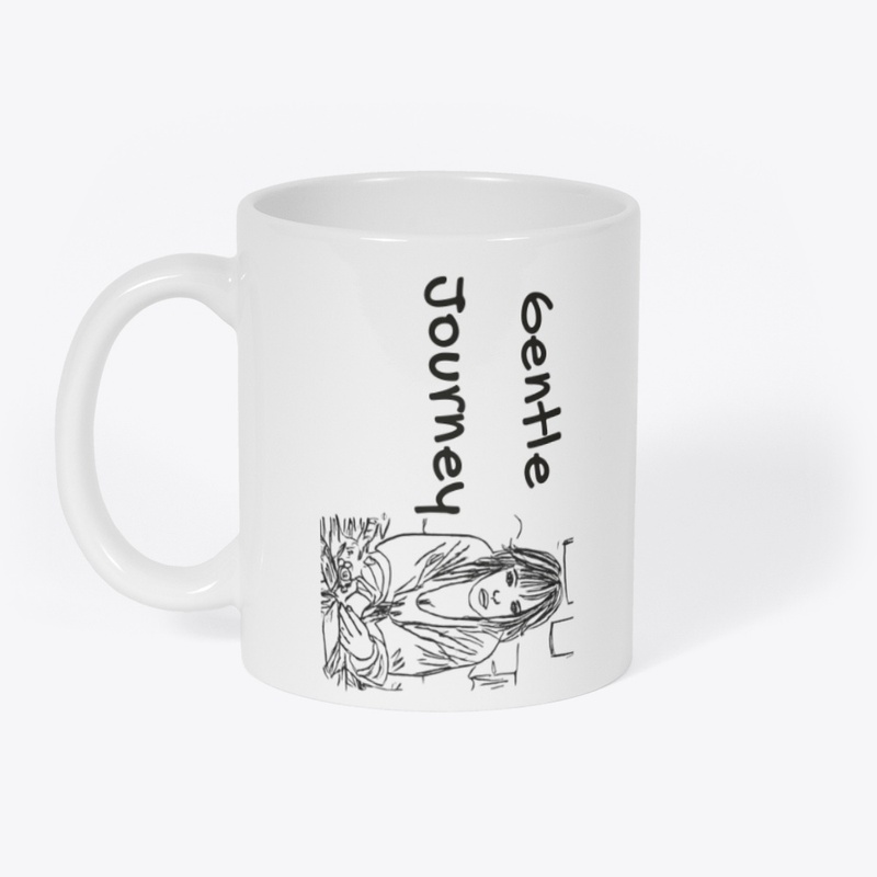 Gentle Journey – Minimal Line Art Mug