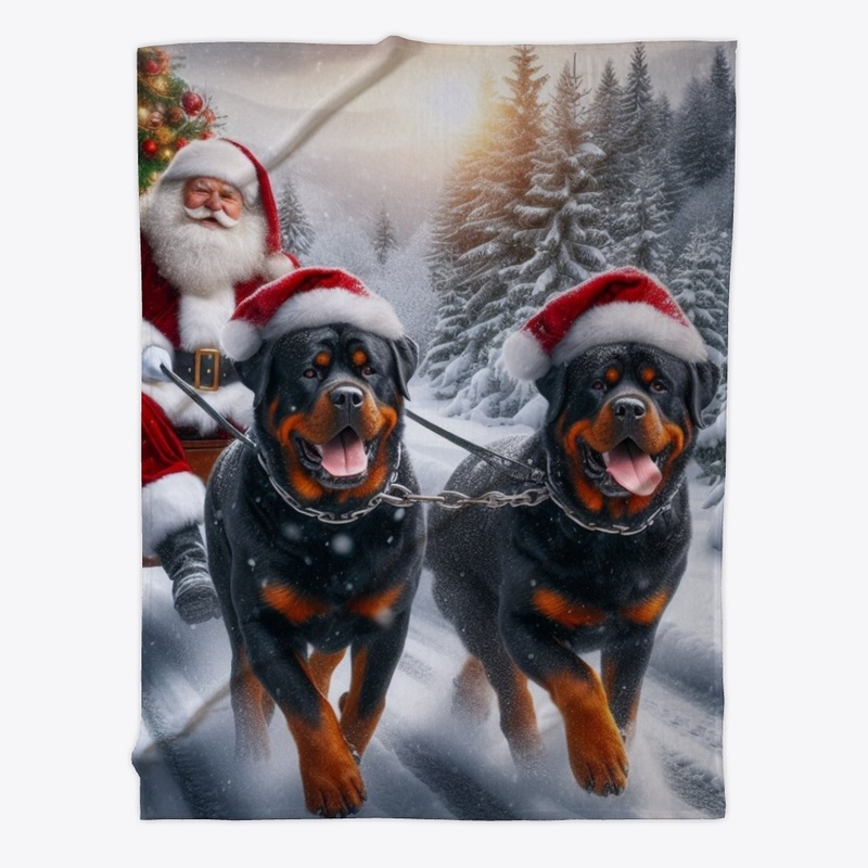 Rottweilers & Santa
