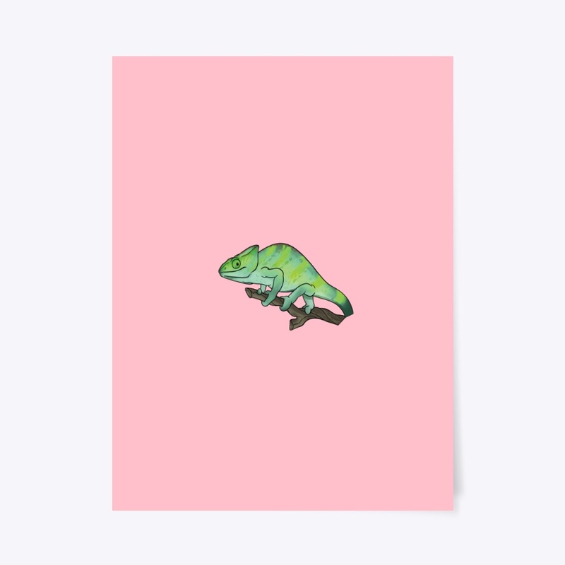 Fiona Parsons Chameleon Poster