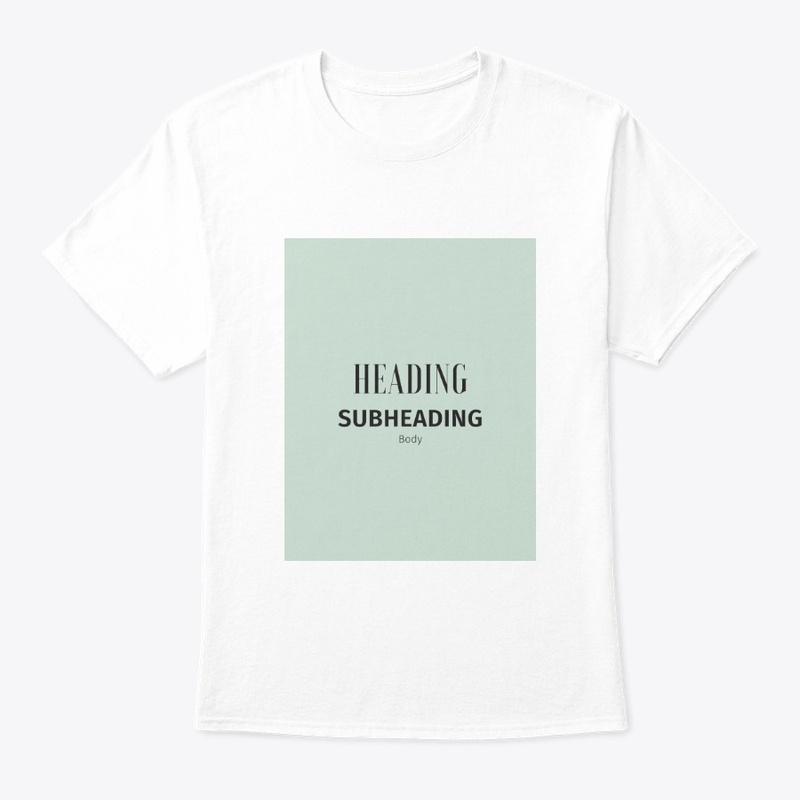"Graphic Text Tee"