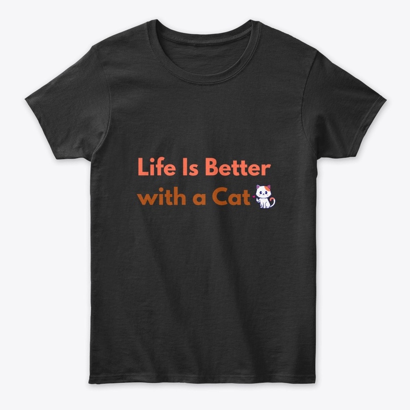 Life Is Better with a Cat Essential Tee