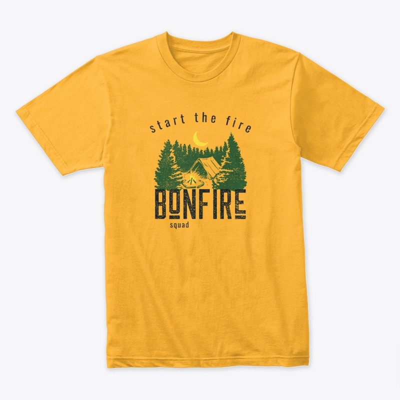 Bonfire camping shirt