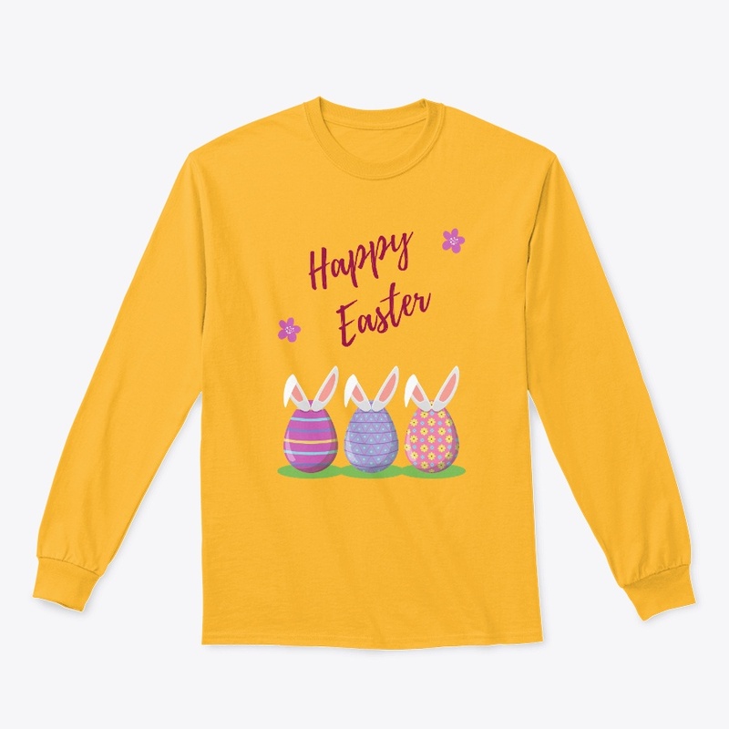 Pink and Purple Happy Easter T-Shirt