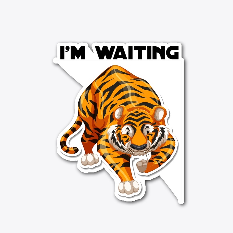 A tiger waiting  T-shirt