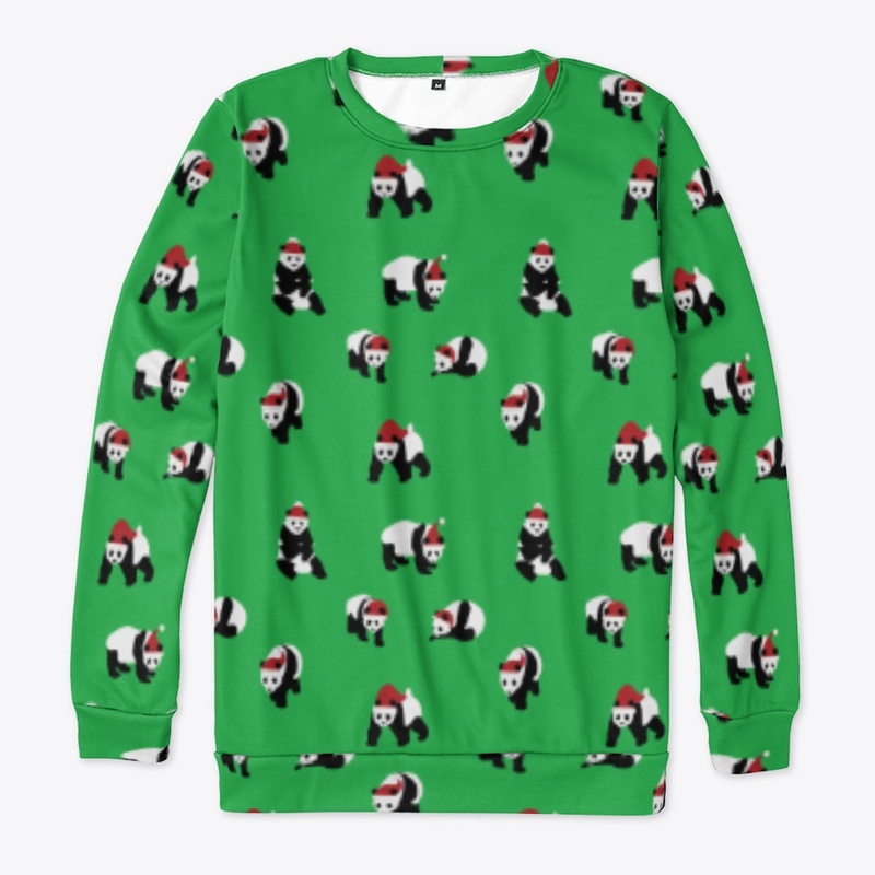 Panda Panda Santa Ugly Christmas Sweater