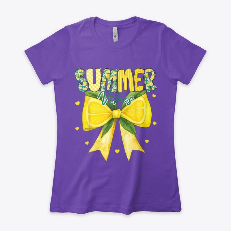 "Summer Vibes" Lemon Bow