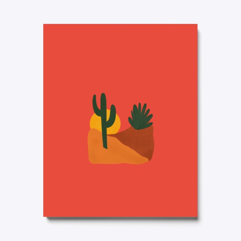 Minimalist Desert Sunset