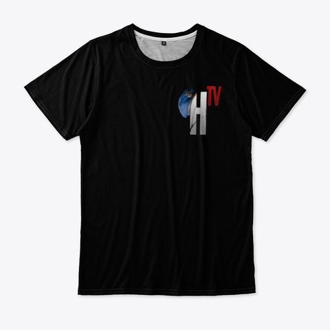 'the Stream That Never Sleeps' Rpd Black T-Shirt Front