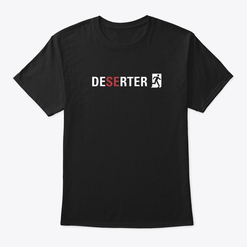 Classic white logo on dark colours