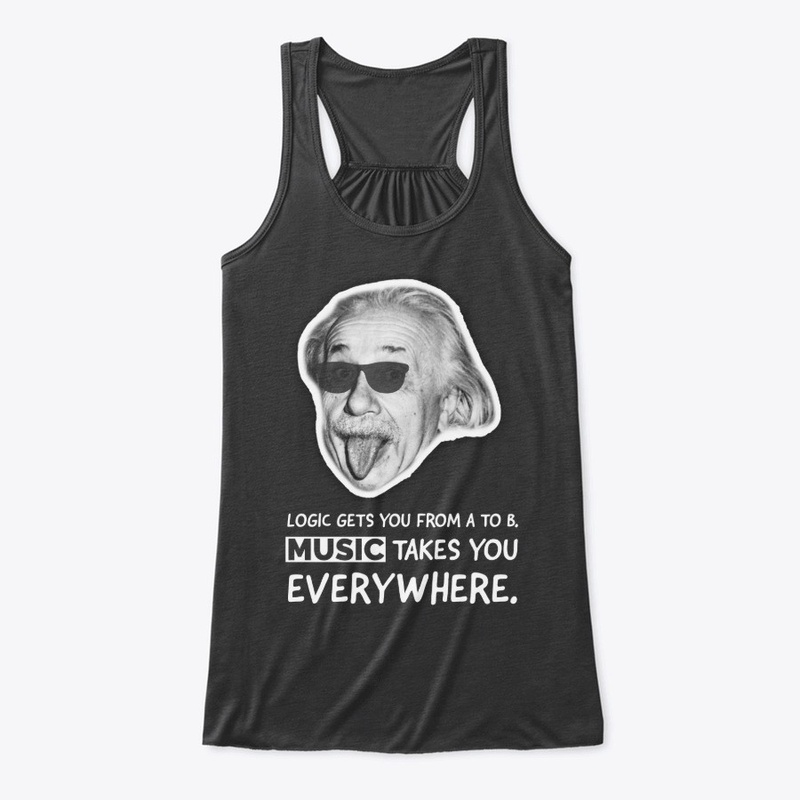Einstein Loves Music Tank Tops