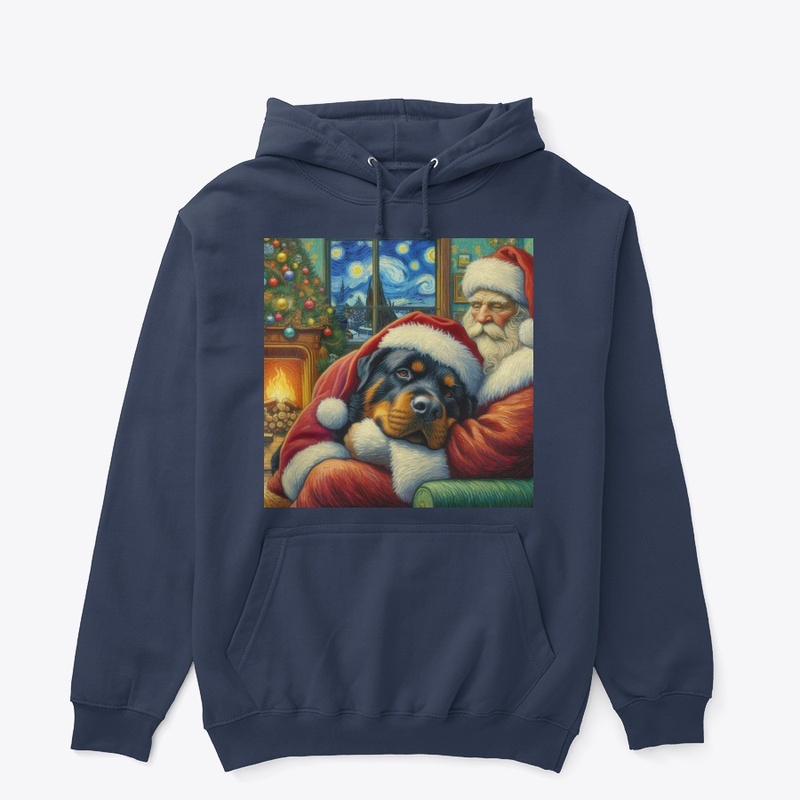 Rottweiler & Santa