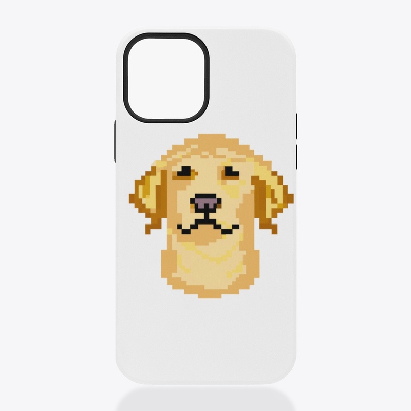 Golden Retriever Pixel Art