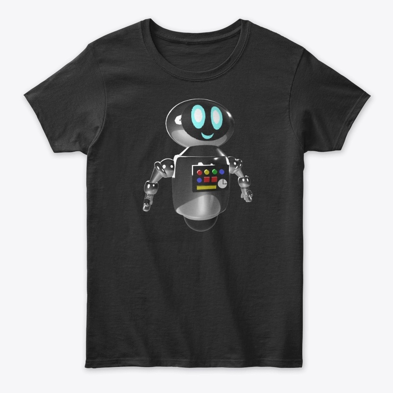 Cute Robot with button