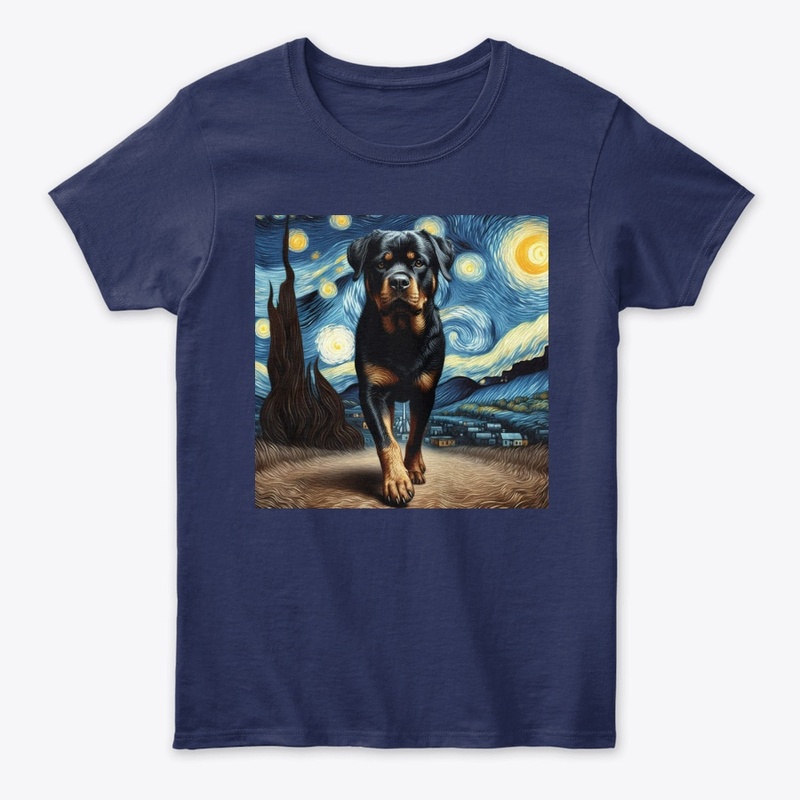 Rottweiler Starry Night