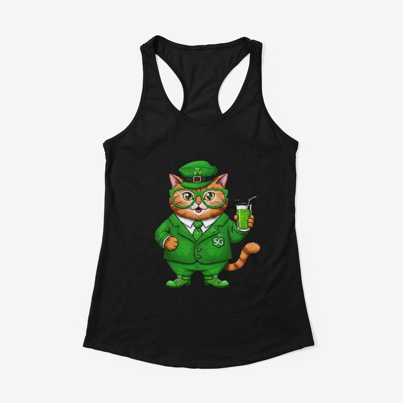 Funny St. Patrick's Cat 