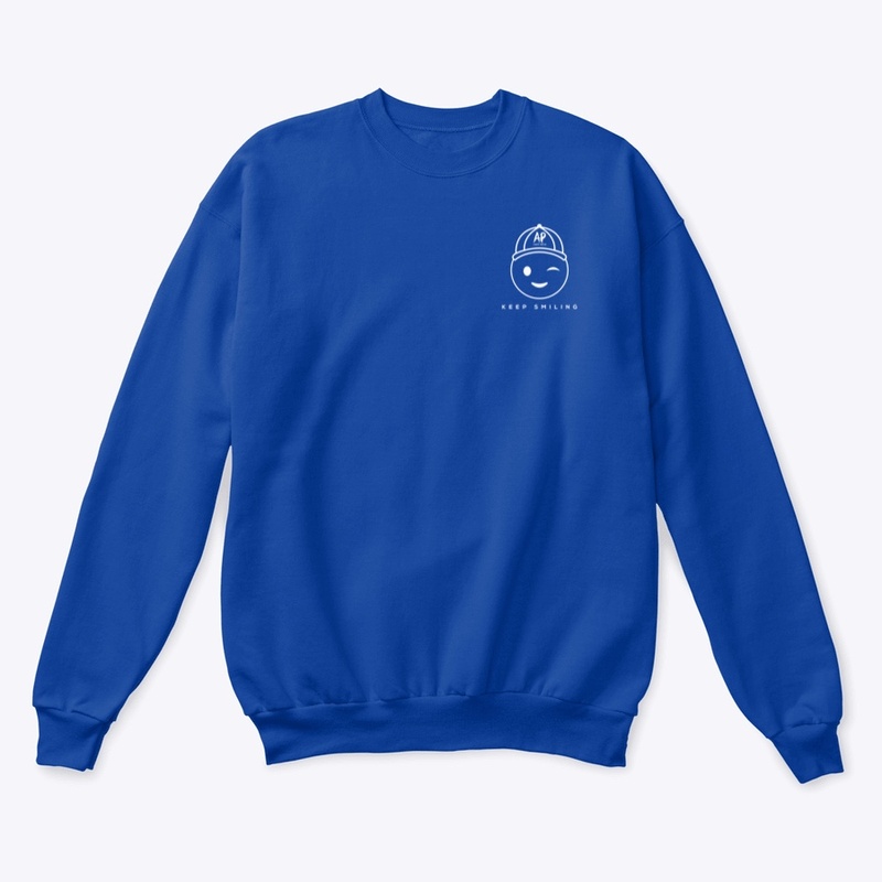 Keep Smiling Logo - Crewneck Sweatshirt