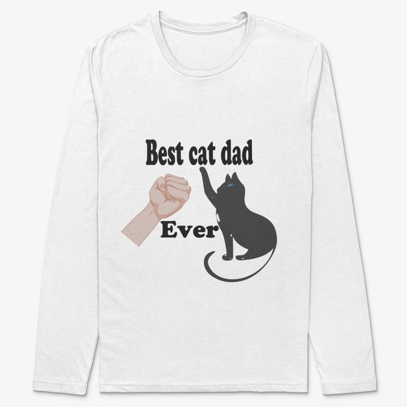Best Cat Dad T-shirt,Funny Mens T Shirt 