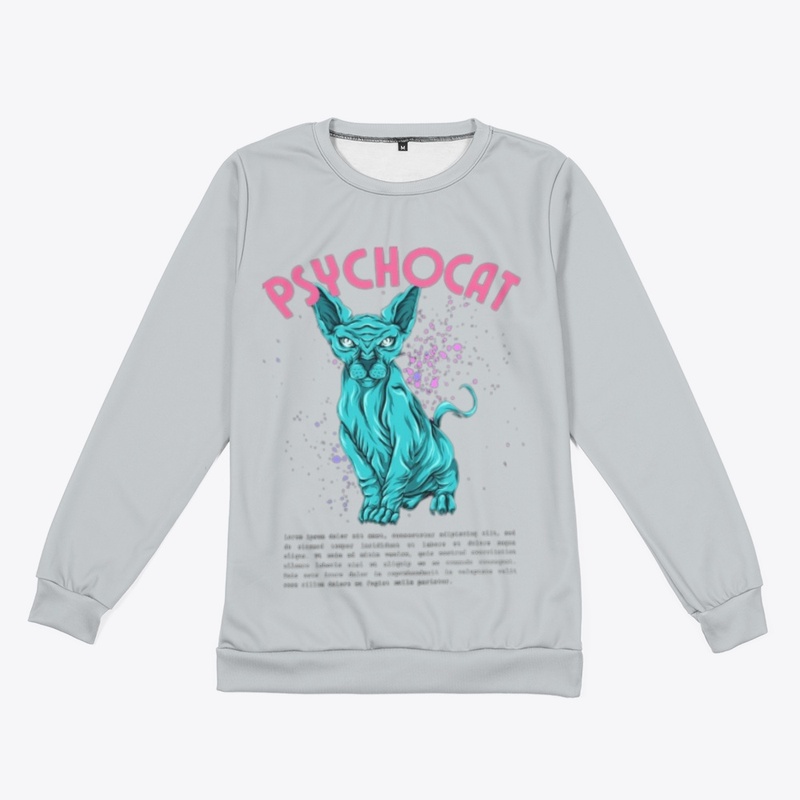 Cyber Punk Phycocat T-shirt