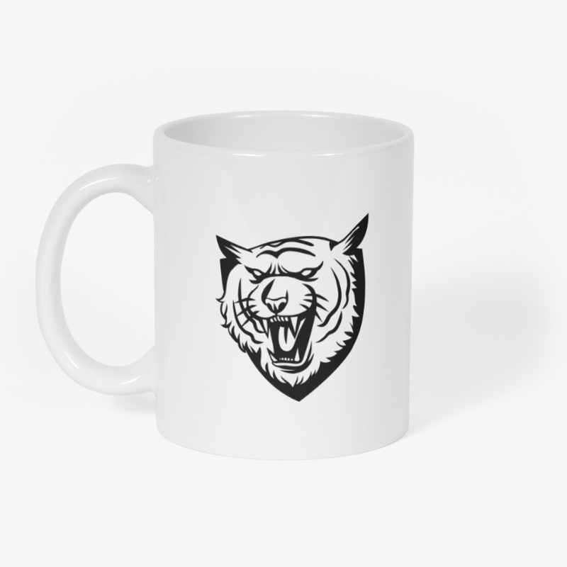Minimalist Lion Tee – B&W Design