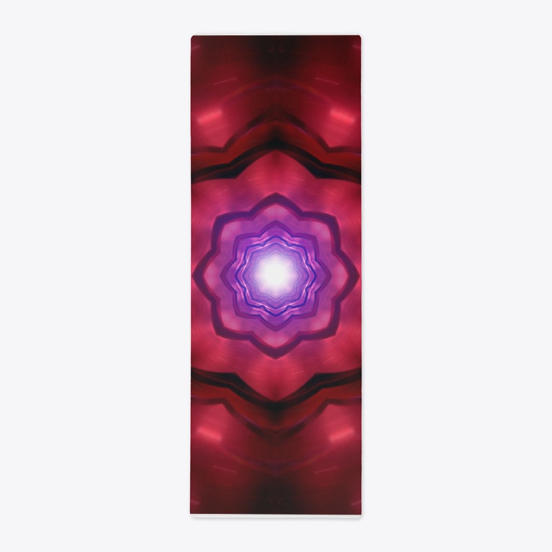 red kaleidoscopic 