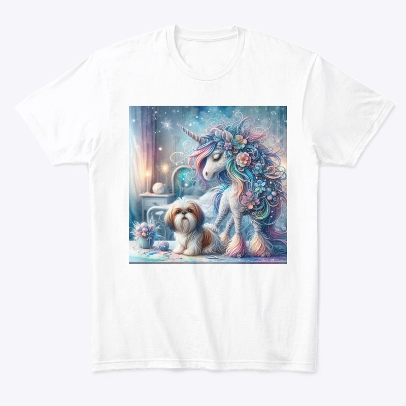 Dreamy Unicorn Companion Shih tzu Puppy