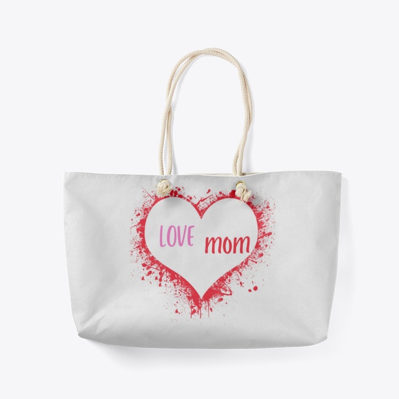 Love Mom coeur