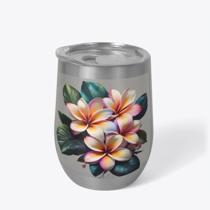 Plumeria (Vibrant Abstract)