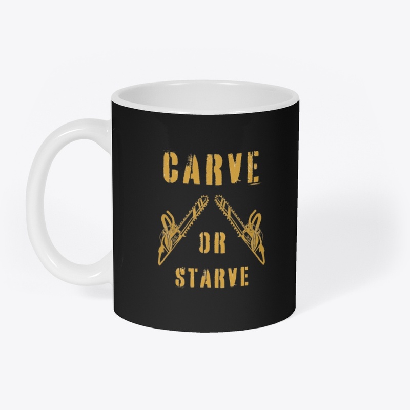 carve or starve black and gold
