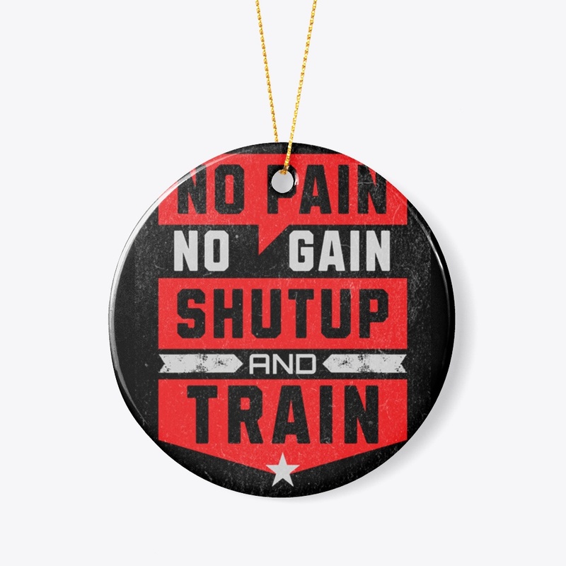 No Pain No Gain !! Black & Red