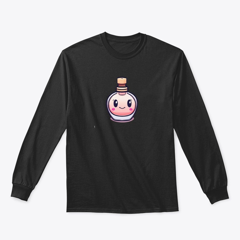 Cute pink perfume bottle