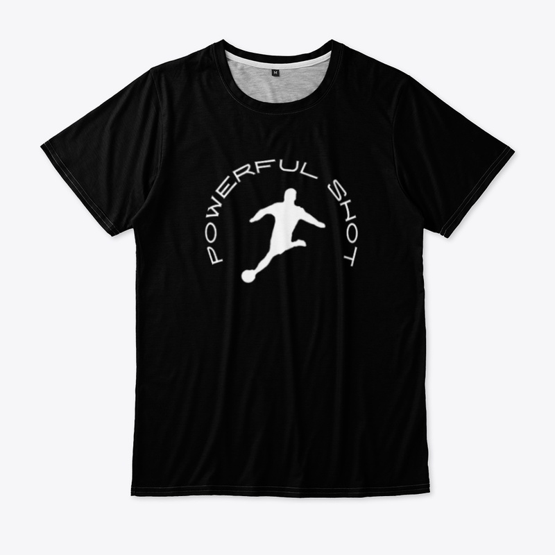 Soccer: Powerful Shot 1 White Logo