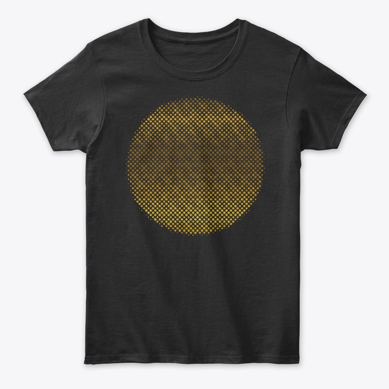 Dot design circle in Black