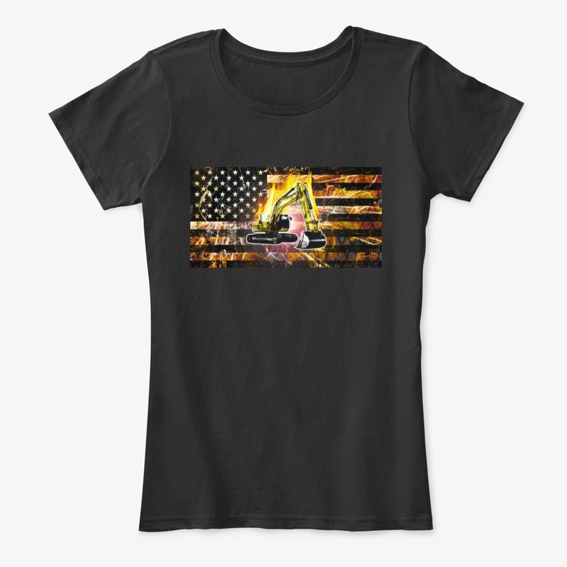 Excavator Flag Sparks